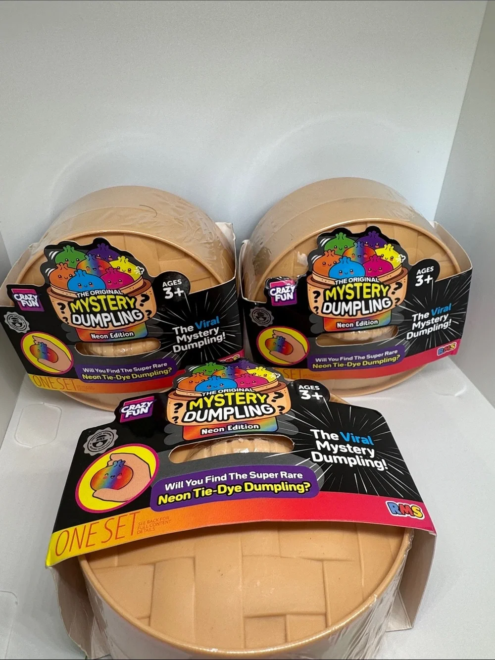 Mystery Dumpling Neon Edition Surprise Toy - Beige
